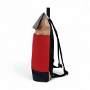 Αδιάβροχο Σακίδιο Πλάτης Rolltop 30x14x45cm Laptop 15,6″ Πλαστικοποιημένο Ύφασμα Κλιπ Ασφαλείας Κοκκινο— MCAN M-200