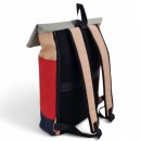 Αδιάβροχο Σακίδιο Πλάτης Rolltop 30x14x45cm Laptop 15,6″ Πλαστικοποιημένο Ύφασμα Κλιπ Ασφαλείας Κοκκινο— MCAN M-200