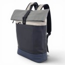 Αδιάβροχο Σακίδιο Πλάτης Rolltop 30x14x45cm Laptop 15,6″ Πλαστικοποιημένο Ύφασμα Κλιπ Ασφαλείας Μαυρο— MCAN M-200