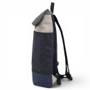 Αδιάβροχο Σακίδιο Πλάτης Rolltop 30x14x45cm Laptop 15,6″ Πλαστικοποιημένο Ύφασμα Κλιπ Ασφαλείας Μαυρο— MCAN M-200