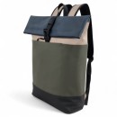 Αδιάβροχο Σακίδιο Πλάτης Rolltop 30x14x45cm Laptop 15,6″ Πλαστικοποιημένο Ύφασμα Κλιπ Ασφαλείας Πρασινο— MCAN M-200