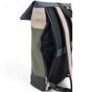 Αδιάβροχο Σακίδιο Πλάτης Rolltop 30x14x45cm Laptop 15,6″ Πλαστικοποιημένο Ύφασμα Κλιπ Ασφαλείας Πρασινο— MCAN M-200