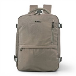 Σακίδιο Πλάτης Ταξιδίου Αεροπορικό 40x30x20cm 25lt Αδιάβροχο Laptop 15,6″ Υποδοχή Τρόλεϊ Μπεζ — ORMI 98418