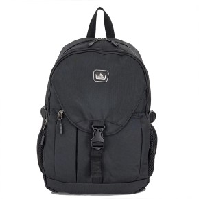 Μικρό Υφασμάτινο Σακίδιο Πλάτης 40x20x25 ORMI PS21021. Μαύρο 15lt 23624