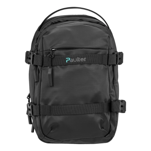 Τσάντα Sling Διαγώνια Πλάτης 27x17x9cm 4lt 0.4kg Αδιάβροχη με Θήκη Tablet Μαυρο — Paulter 1185-092