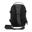 Τσάντα Sling Διαγώνια Πλάτης 27x17x9cm 4lt 0.4kg Αδιάβροχη με Θήκη Tablet Μαυρο — Paulter 1185-092