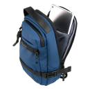 Τσάντα Sling Διαγώνια Πλάτης 27x17x9cm 4lt 0.4kg Αδιάβροχη με Θήκη Tablet Μπλε — Paulter 1185-092
