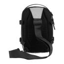 Τσάντα Sling Διαγώνια Πλάτης 27x17x9cm 4lt 0.4kg Αδιάβροχη με Θήκη Tablet Ασημί — Paulter 1185-092