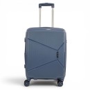 Σετ Βαλίτσα Καμπίνας 55x40x20cm 2.5kg & Σακίδιο 43x30x20cm Ελαφρύ Αδιάβροχο Μαύρο — Playbags PP001 Γαλαζιο