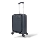 Μικρή Σκληρή Πολυπροπυλένιο Βαλίτσα Καμπίνας 55x36x20cm 3kg Ελαφριά με 4 Ρόδες Θήκη Laptop 15.6" — Playbags PP601-20