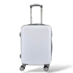 Σκληρή Βαλίτσα Καμπίνας 55x35x20cm 35lt 2.4kg ABS 4 Ρόδες Λευκό — Playfulbags PS010-20