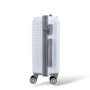 Σκληρή Βαλίτσα Καμπίνας 55x35x20cm 35lt 2.4kg ABS 4 Ρόδες Λευκό — Playfulbags PS010-20