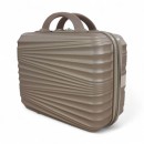 Νεσεσέρ Καλλυντικών Playfulbags Collection PS12-V32 Σκληρό ABS με Υποδοχή Τρόλεϊ | 34×18×27cm Χρυσό