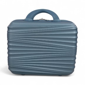 Νεσεσέρ Καλλυντικών Playfulbags Collection PS12-V32 Σκληρό ABS με Υποδοχή Τρόλεϊ | 34×18×27cm Γαλάζιο