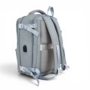 Σακίδιο Πλάτης Ταξιδίου Αεροπορικό 40x28x20cm 25lt Αδιάβροχο USB Laptop 15,6″ Άνοιγμα Βαλίτσας Γαλάζιο — PlayBags PS2429