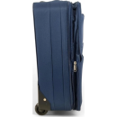 Υφασμάτινη Βαλίτσα Καμπίνας 55x40x20/23cm 40lt 3kg Polyester Επεκτάσιμη Αδιάβροχη 2 Ρόδες Μπλε — RCM 13827
