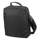Μεγάλη Τσάντα Ώμου / Χιαστί 32x25x15cm 12lt 0.5kg Αδιάβροχη με Θήκη Tablet 10" Μαύρο — RCM 4339/L