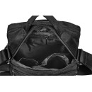 Μεσαία Τσάντα Ώμου / Χιαστί 27x22x14cm 8lt 0.4kg Αδιάβροχη με Θήκη Tablet 10" Μαύρο — RCM 4339/M