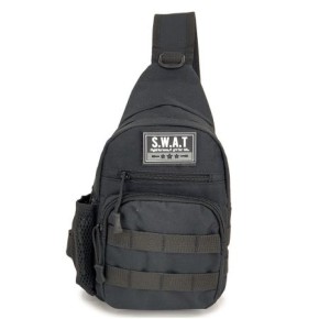 Ανδρικό Τσαντάκι Ώμου Bodybag iFly Collection TK0702. Military Μικρό Μαύρο