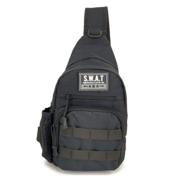 Ανδρικό Τσαντάκι Ώμου Bodybag iFly Collection TK0702. Military Μικρό Μαύρο