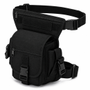 Τσαντάκι Μέσης Ποδιού Tactical 30x12x11cm Μαύρο PlayBags B05