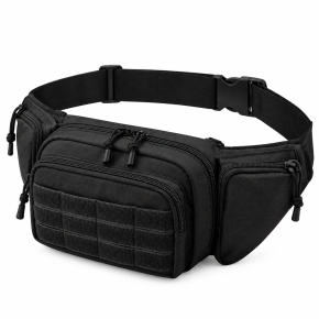 Τσαντάκι Μέσης Tactical 20x13x12cm Μαύρο PlayBags D008