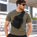 Τσαντάκι Στήθους Tactical 30x24x14cm Μαύρο PlayBags D14