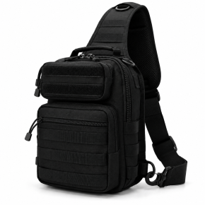 Τσαντάκι Στήθους Tactical 30x24x14cm Μαύρο PlayBags D14
