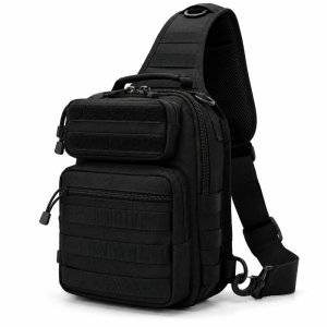 Τσαντάκι Στήθους Tactical 30x24x14cm Μαύρο PlayBags D14