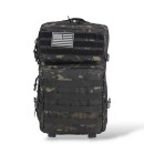 Τακτικό Σακίδιο Πλάτης 47x30x27cm 38lt 1.1kg Αδιάβροχο Μαύρο Camo — Tactikal Playbags TK-ZE001