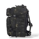 Τακτικό Σακίδιο Πλάτης 47x30x27cm 38lt 1.1kg Αδιάβροχο Μαύρο Camo — Tactikal Playbags TK-ZE001