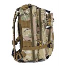 Tactical Σακίδιο Πλάτης Outdoor 40x20x25cm 15lt Αδιάβροχο Ιμάντες Μέσης & Στήθους Camo— PlayBags TK7281