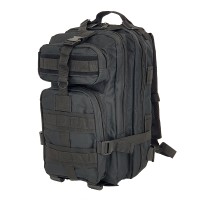 Tactical Σακίδιο Πλάτης Outdoor 40x20x25cm 15lt Αδιάβροχο Ιμάντες Μέσης & Στήθους Μαυρο— PlayBags TK7281