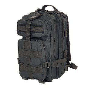 Tactical Σακίδιο Πλάτης Outdoor 40x20x25cm 15lt Αδιάβροχο Ιμάντες Μέσης & Στήθους Μαυρο— PlayBags TK7281