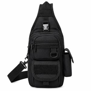 Αδιάβροχο Τσαντάκι Στήθους Tactical 27x17x7cm Μαύρο PlayBags X184