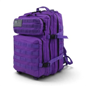 Αδιάβροχο Σακίδιο Πλάτης Tactical 47x30x27cm 38L Μωβ PlayBags TK-ZE001