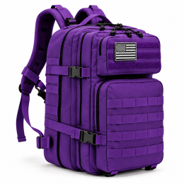 Αδιάβροχο Τακτικό Σακίδιο Πλάτης 47x30x27cm 38lt Μωβ — Tactikal Playbags TK-ZE001