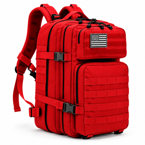 Αδιάβροχο Τακτικό Σακίδιο Πλάτης 47x30x27cm 38lt Κόκκινο — Tactikal Playbags TK-ZE001