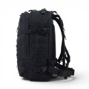 Tactical Σακίδιο Πλάτης Outdoor Πεζοπορίας 45x30x20cm 27lt Ανατομική Πλάτη Ιμάντες Μέσης & Στήθους Μαύρο — PlayBags ZE056