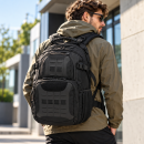 Ανθεκτικό Τακτικό Σακίδιο Πλάτης Tactical 30L 45x30x20cm Μαύρο — Playbags ZE068