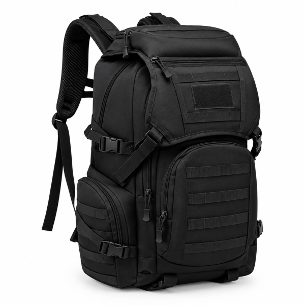 Σακίδιο Πλάτης Tactical 55x35x25cm Μαύρο — PlayBags ZE075