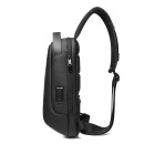Τσαντάκι Ώμου Χιαστί Bodybag BANGE 7221. Μαύρο 6lt