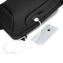 Τσαντάκι Ώμου Χιαστί Bodybag BANGE 7221. Μαύρο 6lt