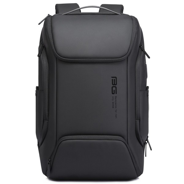 Επαγγελματικό Σακίδιο Πλάτης Laptop 15,6″ 24lt Αδιάβροχο PVC Αντικλεπτικό Αεριζόμενη Πλάτη Μαύρο — BANGE 7267