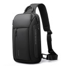 Τσαντάκι Bodybag 36×20.5×10.5cm BANGE 7566. Μαύρο