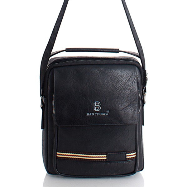 Ανδρικό Τσαντάκι Ώμου/Χειρός BAG TO BAG MD-185201. Μαύρο