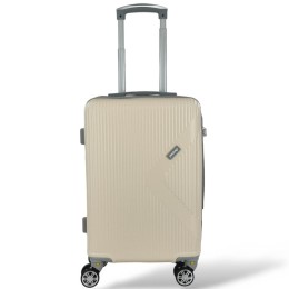 Σκληρή Βαλίτσα Καμπίνας PS828-20. Μπεζ 56cm 