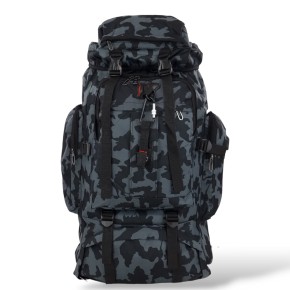 Μεγάλο Ορειβατικό Σακίδιο Πλάτης iFly TK1487. Μαύρο Camo 70lt