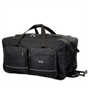 Πολύ Μεγάλος Σάκος Ταξιδίου με 3 Ρόδες ORMI 0763 Μαύρο 140 lt.