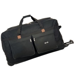 Μεγάλο Σακβουαγιάζ με Ρόδες ORMI 1076. Μαύρο 120lt